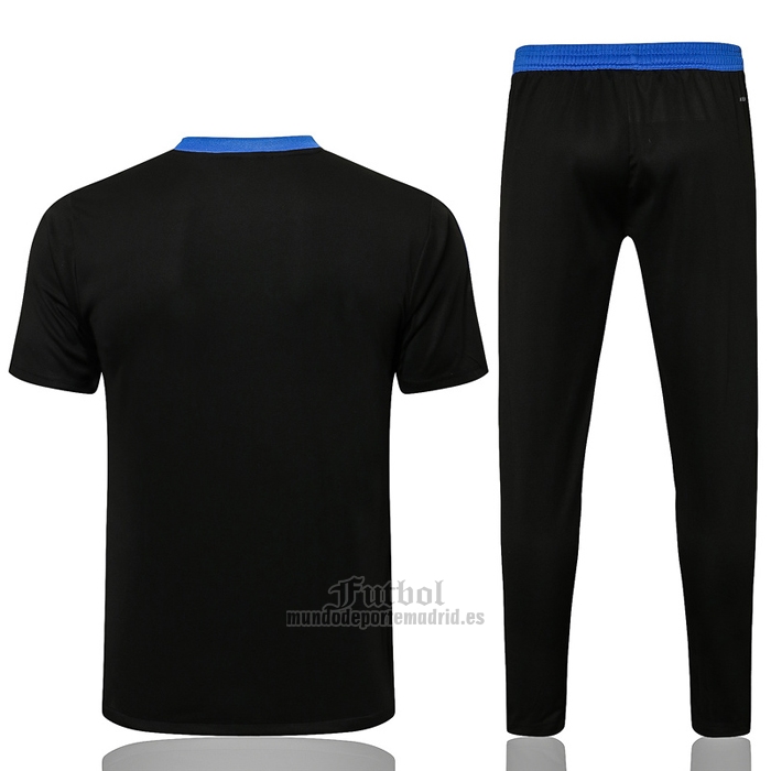 Chandal del Real Madrid Manga Corta 2021-2022 Negro